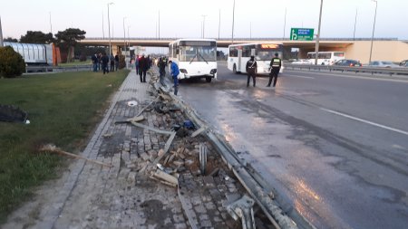 BAKI ŞƏHƏRİNDƏ DƏHŞƏTLİ YOL QƏZASI