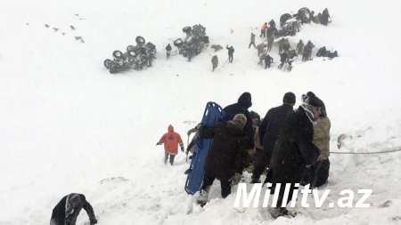 Türkiyədə qar uçqunu: 13 nəfər öldü - FOTOLAR