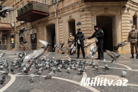 Polislərin bu hərəkəti müsbət qarşılandı - Fotolar