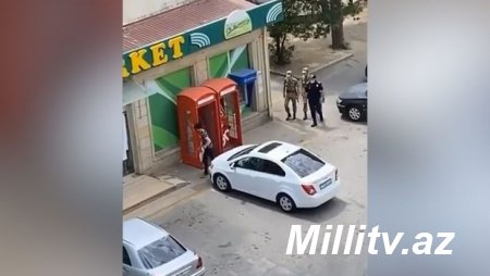 Küçəyə çıxmaq qadağasını heçə sayan vətəndaşların polis görərkən etdikləri - VİDEO