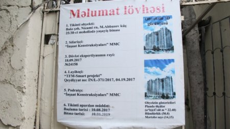 “İnşaat konstruksiyaları” MMC-nin sakinlərə yaşatdığı CƏHƏNNƏM: - 18 mərtəbəli binada su, qaz və işıq yoxdur