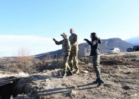 Prezident İlham Əliyev və birinci xanım Mehriban Əliyeva Cıdır düzündə olublar (FOTO)