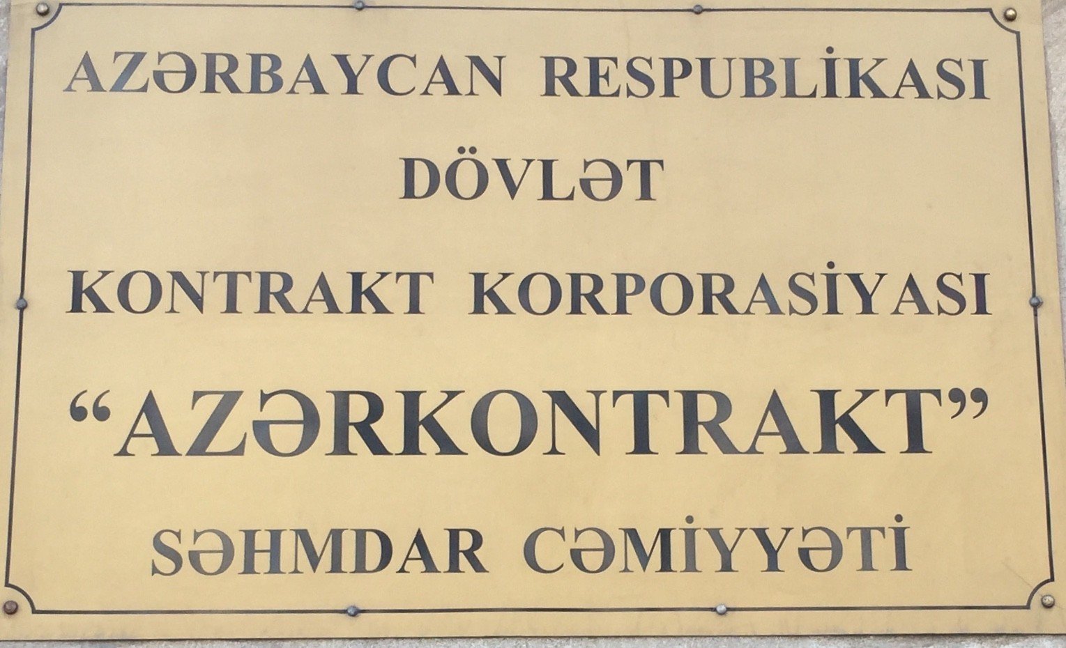 `Azkontrakt` hansı qanunlarla İŞLƏYİR? - Prezidentə müraciət olundu