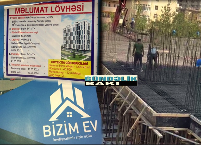 “Bizim Ev” MTK Zərdabi küçəsini tikinti poliqonuna çevirib