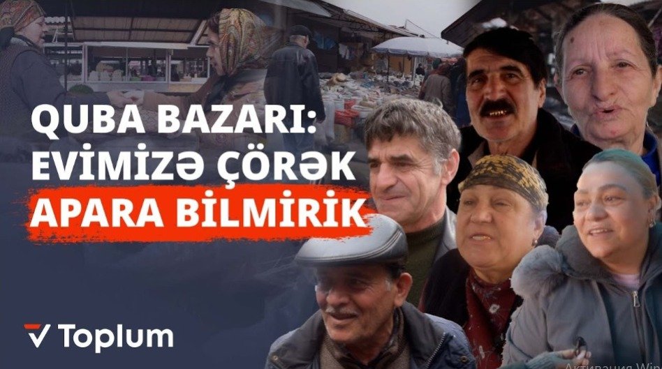 Quba bazarı: Evimizə çörək apara bilmirik - VİDEOREPORTAJ