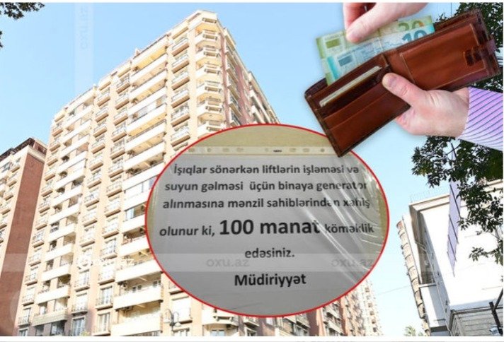 MTK-lar indi də generator pulu yığır: “100 manat verin” - ARAŞDIRMA